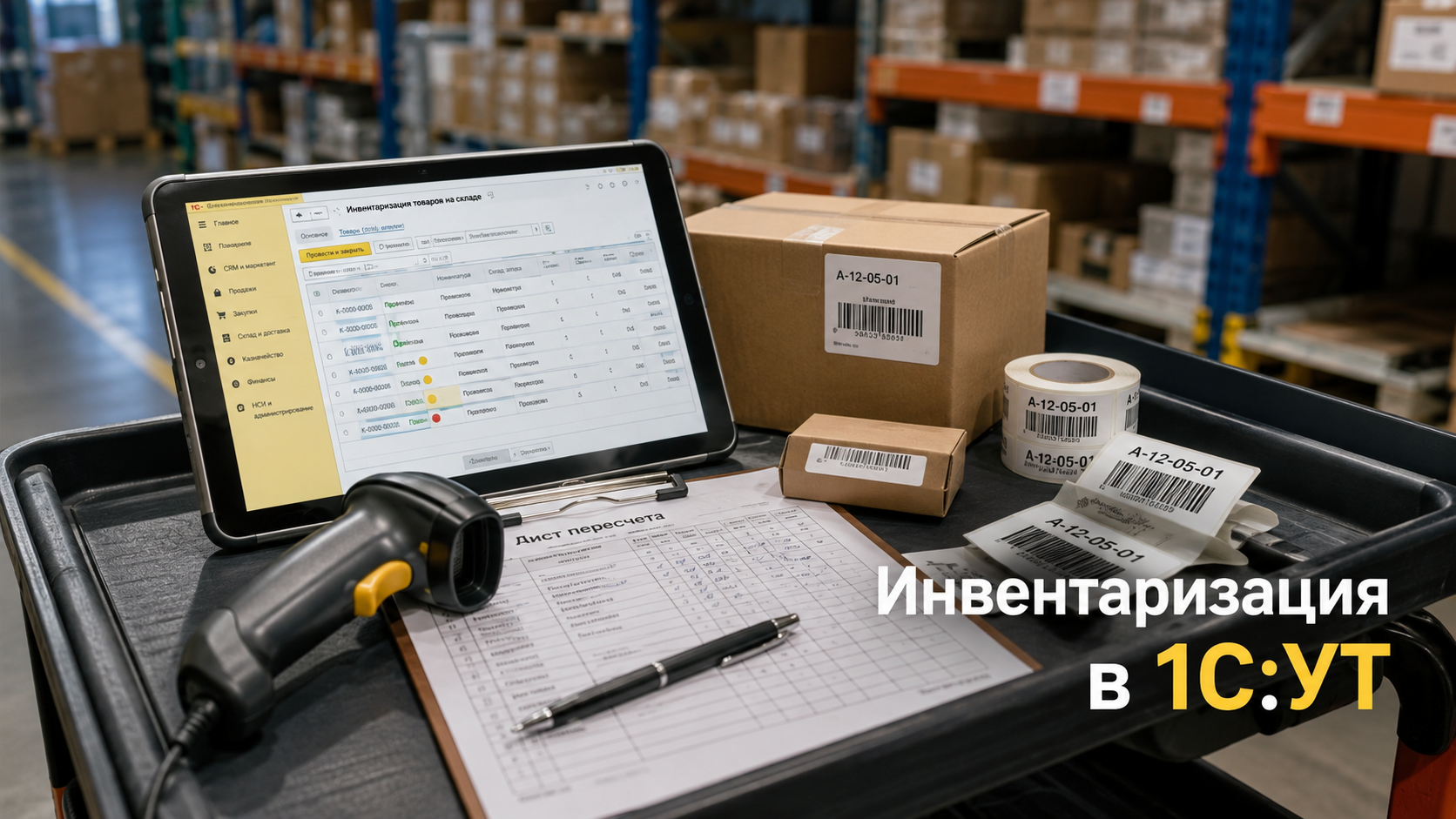 Инвентаризация в 1С УТ: как проверить остатки и исправить расхождения на складе